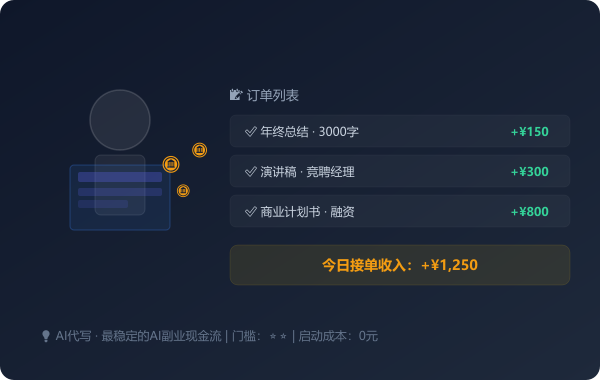 AI搞钱的5条野路子(建议收藏)